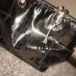 Michael Kors metallic purse